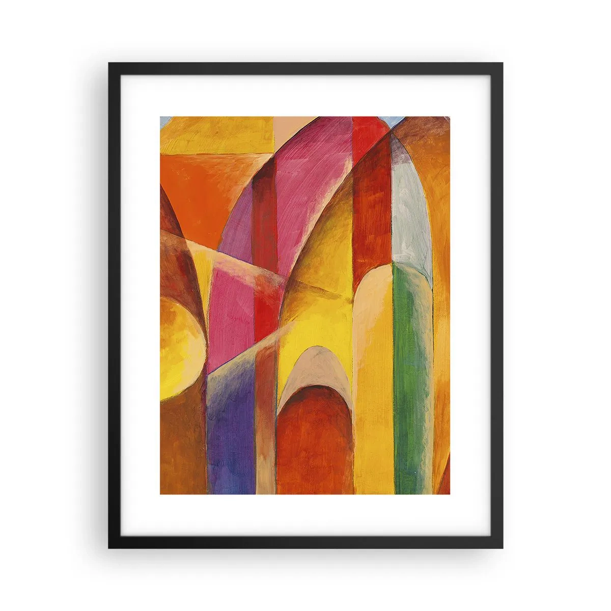 Plakát v černém rámu - Katedrála slunce - 40x50 cm