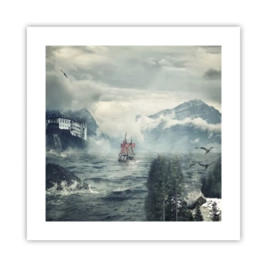 Plakát - V kouzelných vodách - 40x40 cm