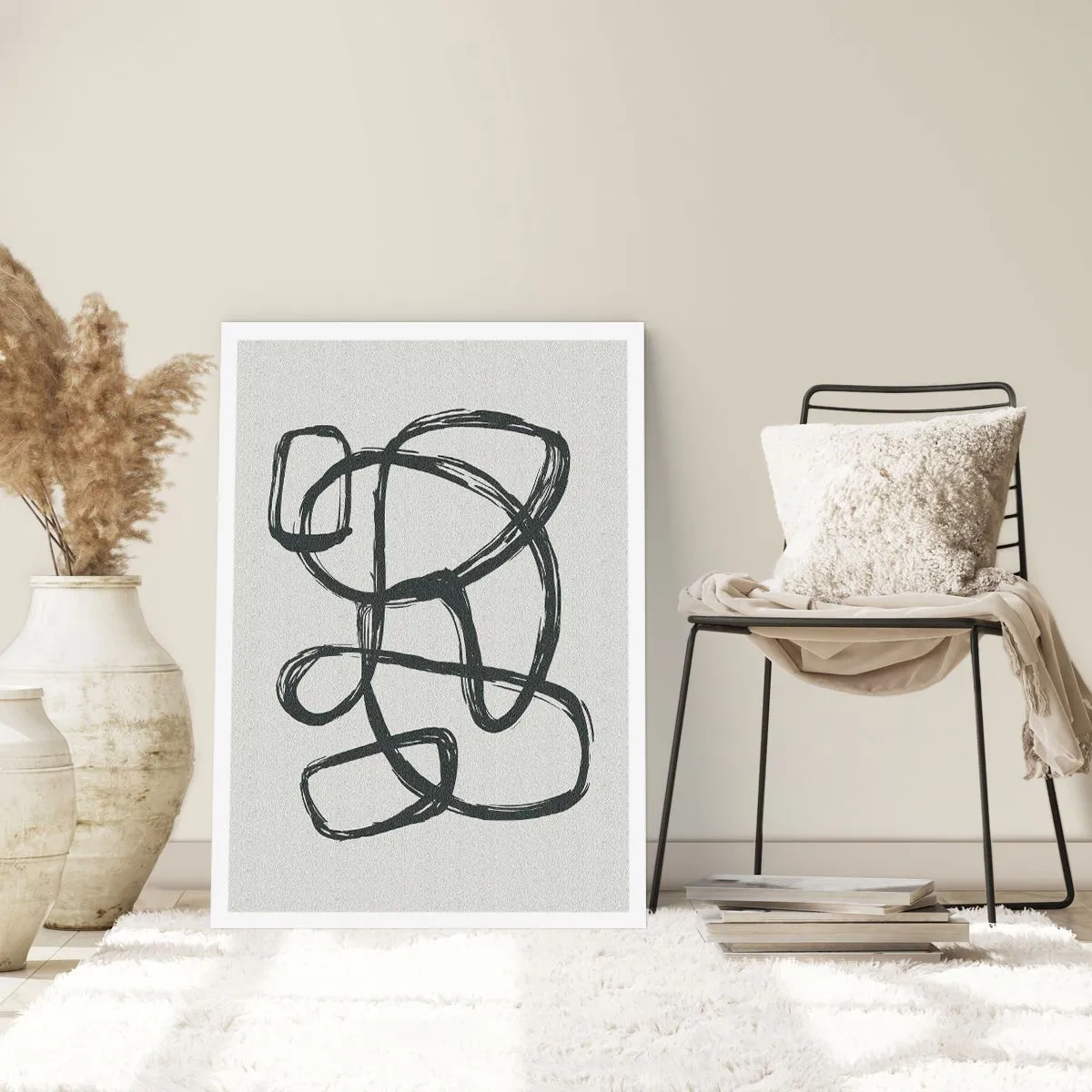 Plakát - Abstrakce ve smyčce - 40x50 cm