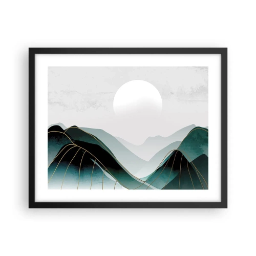 Plakát v černém rámu - V plném majestátu - 50x40 cm