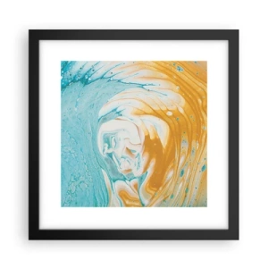 Plakát v černém rámu - Pastelový vír - 30x30 cm