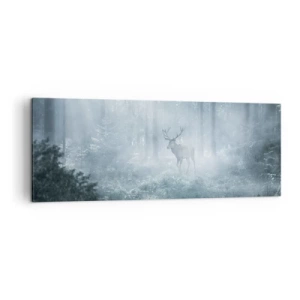 Obraz na plátně - Ranní obchůzka sídliště - 140x50 cm