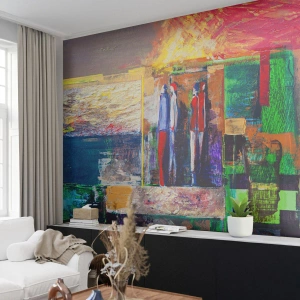 Fototapeta Premium Canvas - Vztahy a emoce - Abstrakce, Lidé, Kus - 300x210 cm