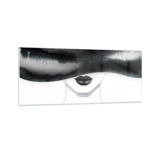 Obraz na skle - Smyslná záhada - 100x40 cm