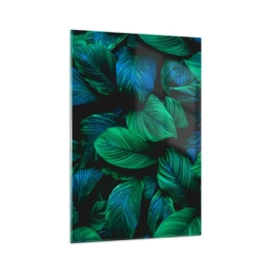 Obraz na skle - V zeleném davu - 70x100 cm