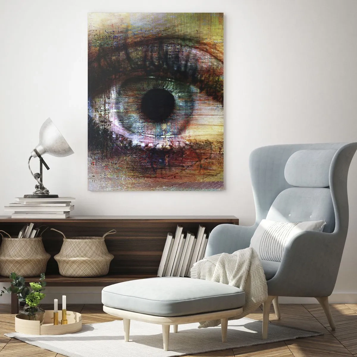 Obraz na skle - Lze se podívat do duše - 50x70 cm