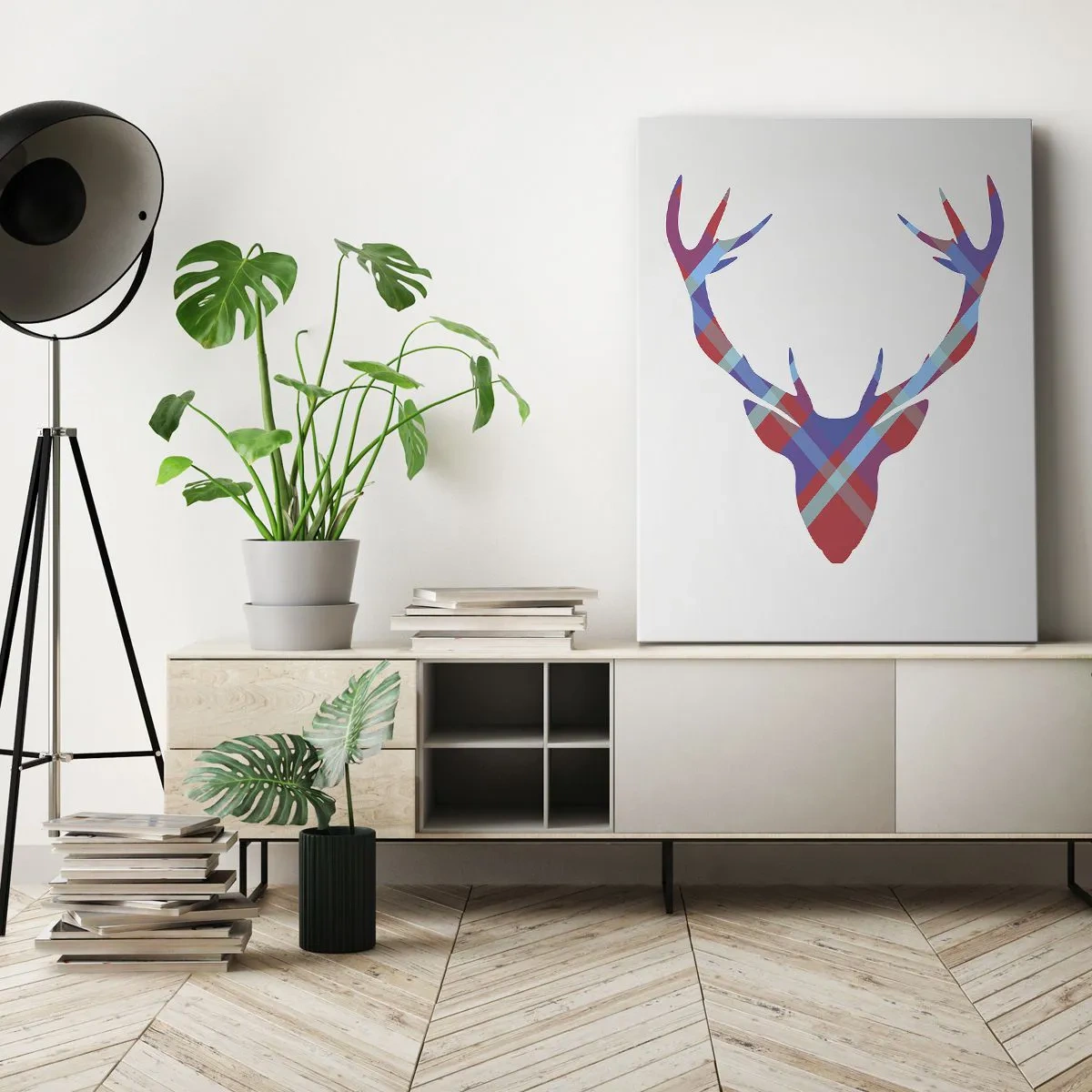 Obraz na plátně - Skotský jelen - 50x70 cm