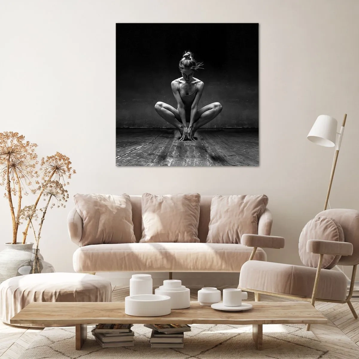 Obraz na plátně - Koncentrace taneční energie - 70x70 cm