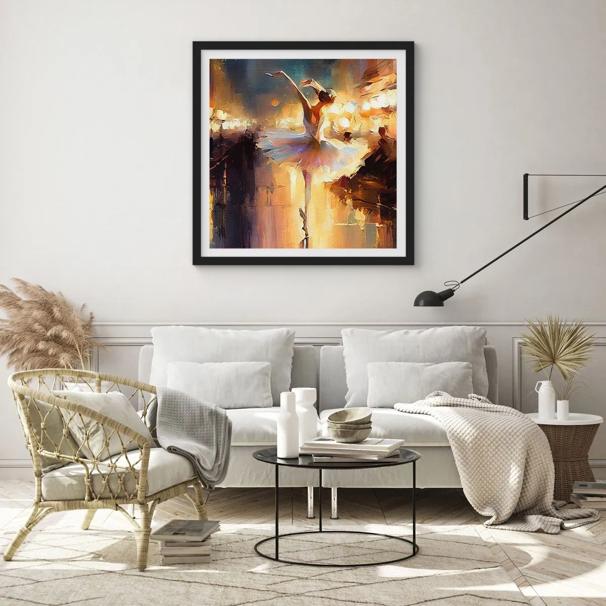 Plakát v černém rámu - Zázrak na ulici - 40x40 cm