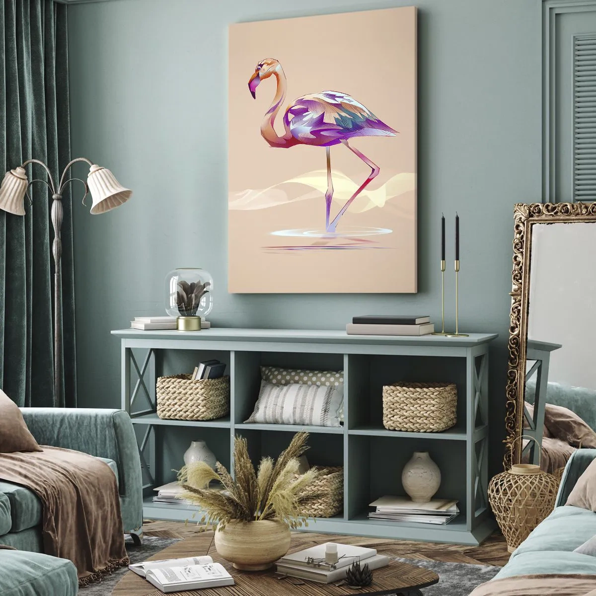 Obraz na plátně - Pták dobrých emocí - 70x100 cm