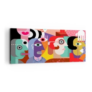 Obraz na plátně - My od pána Picassa - 120x50 cm