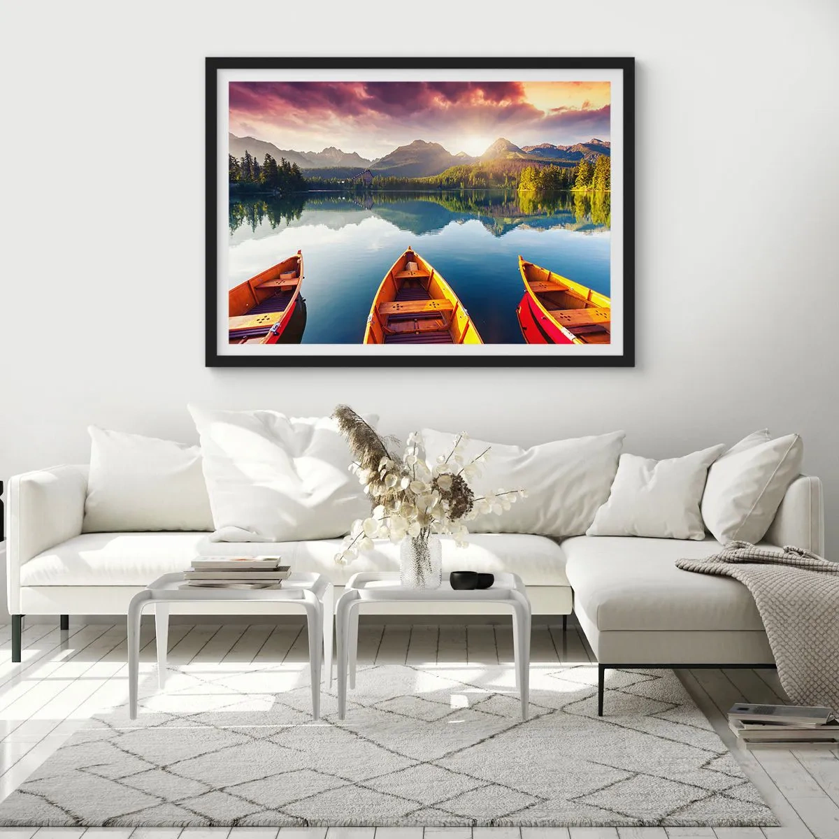 Plakát v černém rámu - Nic proti přírodě - 50x40 cm