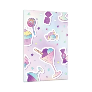 Obraz na skle - Aby byly každý den narozeniny - 70x100 cm