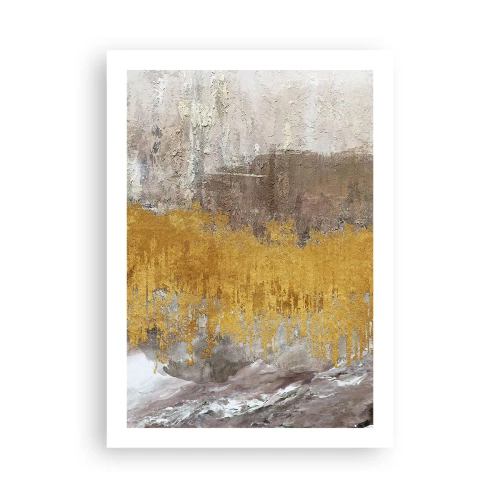 Plakát - Zlatistý závan - 50x70 cm
