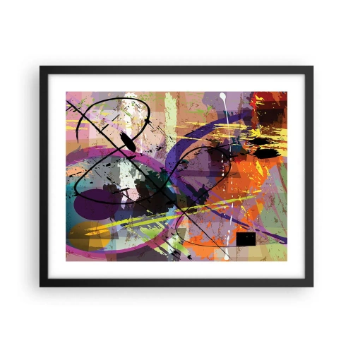 Plakát v černém rámu - Lze přímo nebo kolem - 50x40 cm