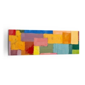 Obraz na plátně - Každý jiný, všechny barevné - 160x50 cm
