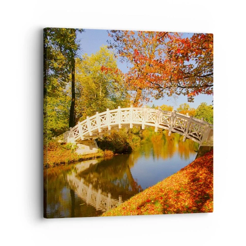 Obraz na plátně - Na bílém můstku vzdechů - 30x30 cm