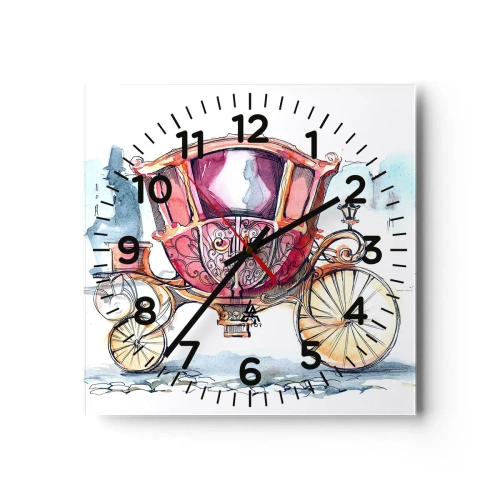 Nástěnné hodiny - Na svatbu nebo na ples? - 30x30 cm