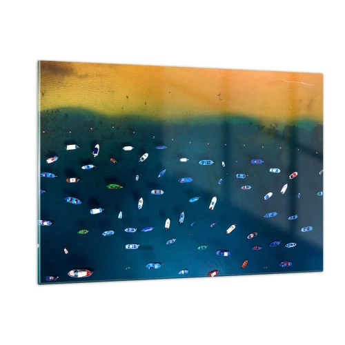 Obraz na skle - Prázdninová hra - 120x80 cm