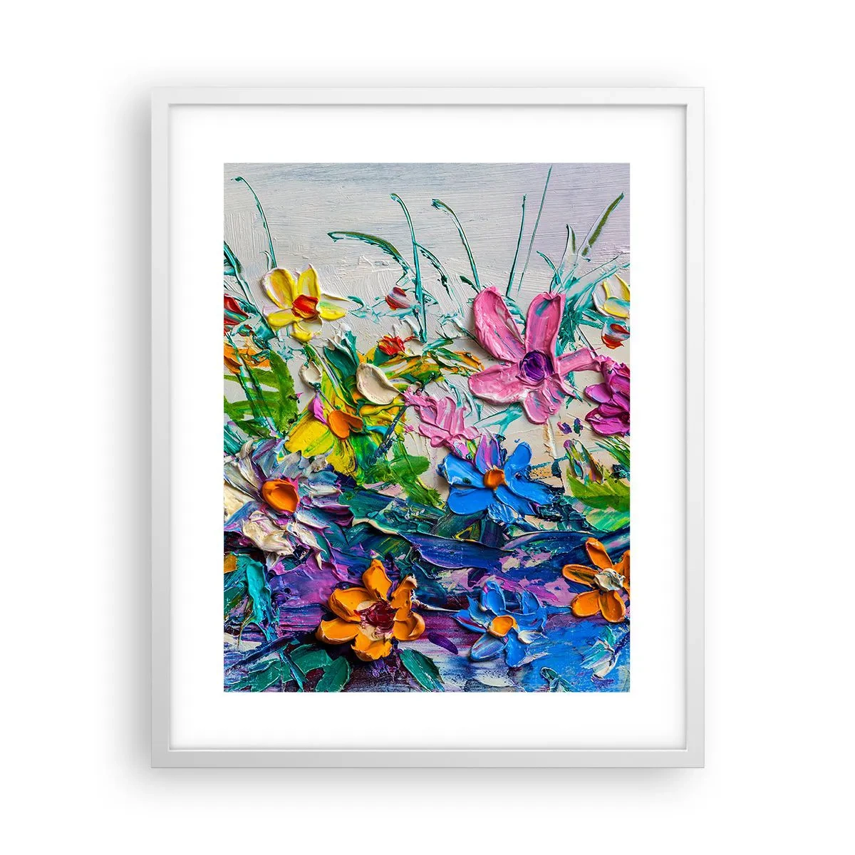 Plakát v bílém rámu - Vůbec ne zátiší - 40x50 cm