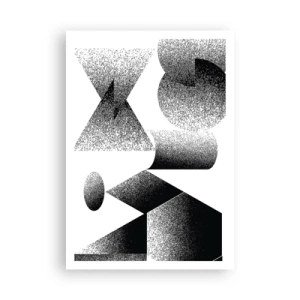 Plakát - Úhly a ovály - 70x100 cm