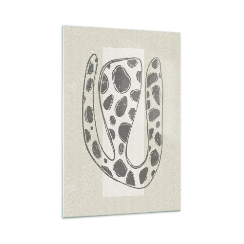 Obraz na skle - Bizarní bytost - 70x100 cm