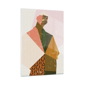 Obraz na skle - Člověk – složitá bytost - 50x70 cm