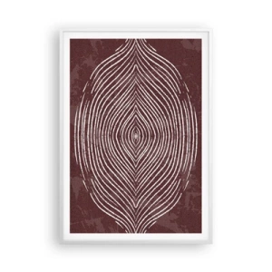 Plakát v bílém rámu - Prostor promlouvá - 70x100 cm