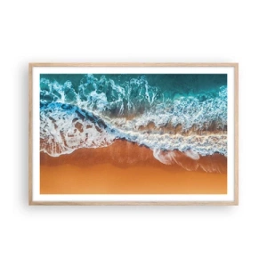 Plakát v rámu světlý dub - Vždy pár - 91x61 cm