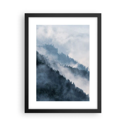 Plakát v černém rámu - Horská mystika - 30x40 cm