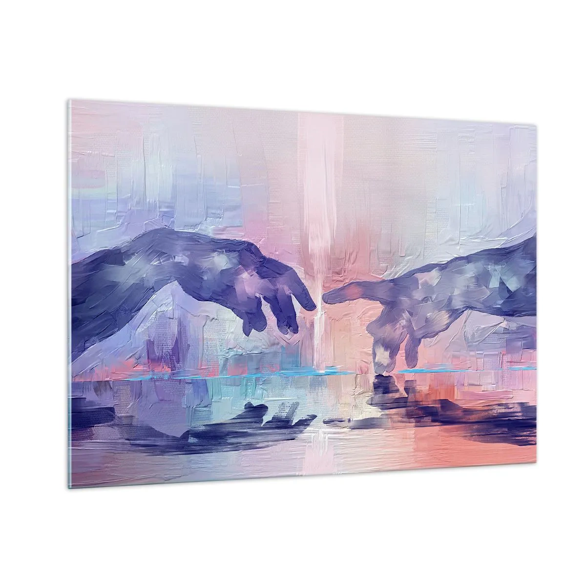 Obraz na skle - Božská jiskra života - 100x70 cm