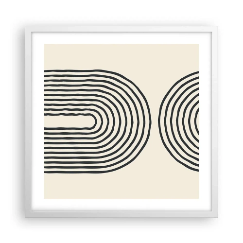 Plakát v bílém rámu - Již brzy… - 50x50 cm