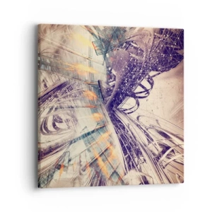 Obraz na plátně - Ve velkém spěchu - 40x40 cm