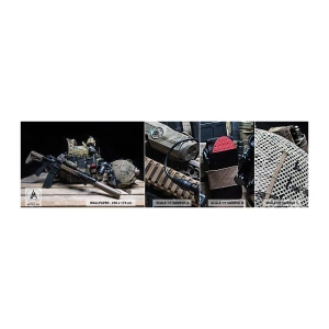 Fototapeta Vzorek Standard Eco - Pohov! - Válečný, Puška, Zbraň - 100x30 cm