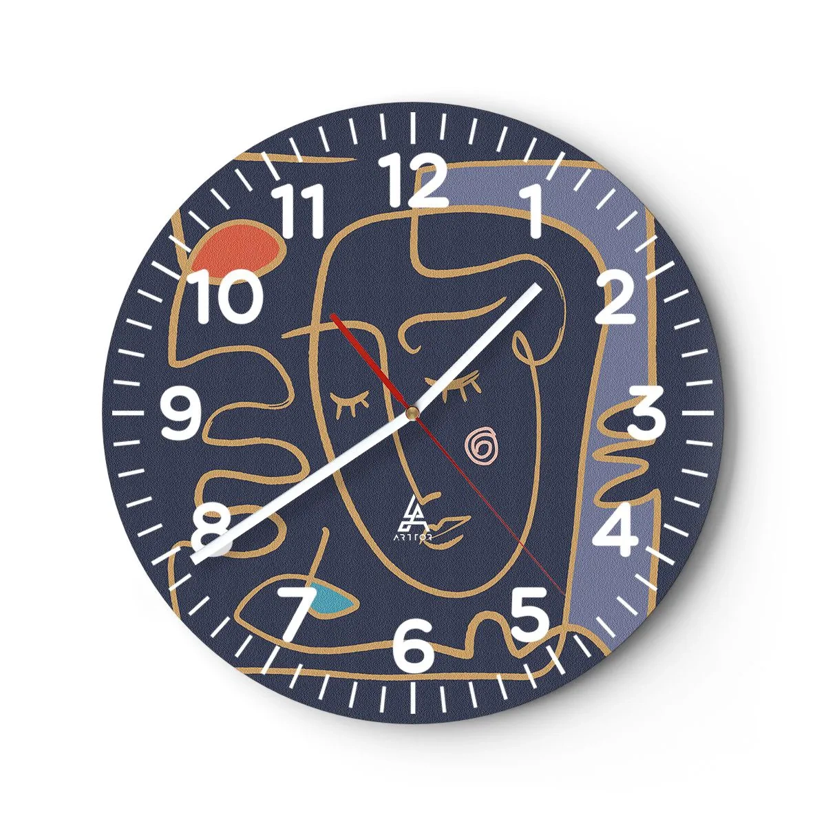 Nástěnné hodiny - V zádumčivosti - 30x30 cm