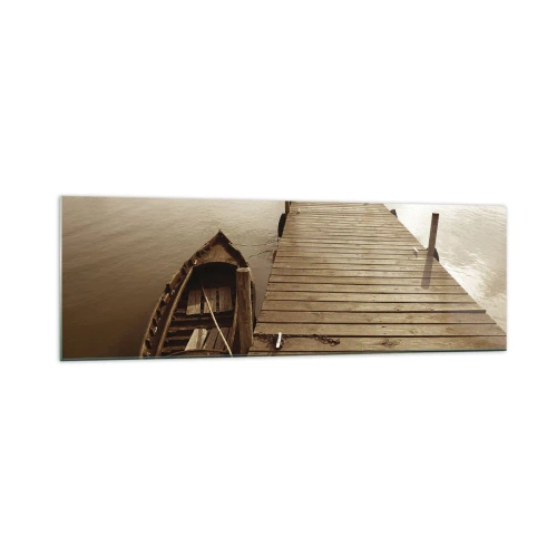 Obraz na skle - Velký klid - 160x50 cm
