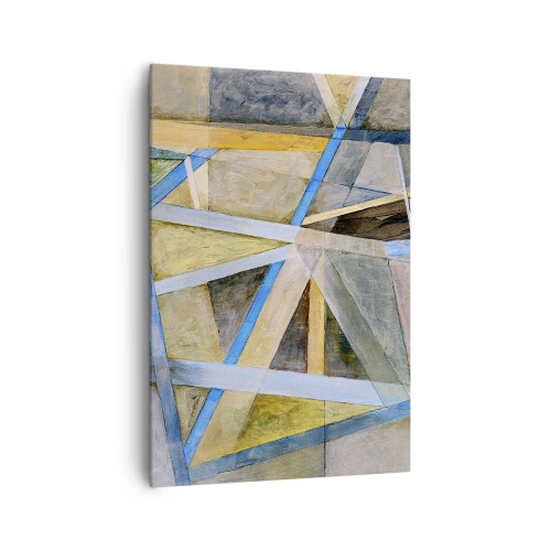 Obraz na plátně - Přímo nebo diagonálně? - 70x100 cm