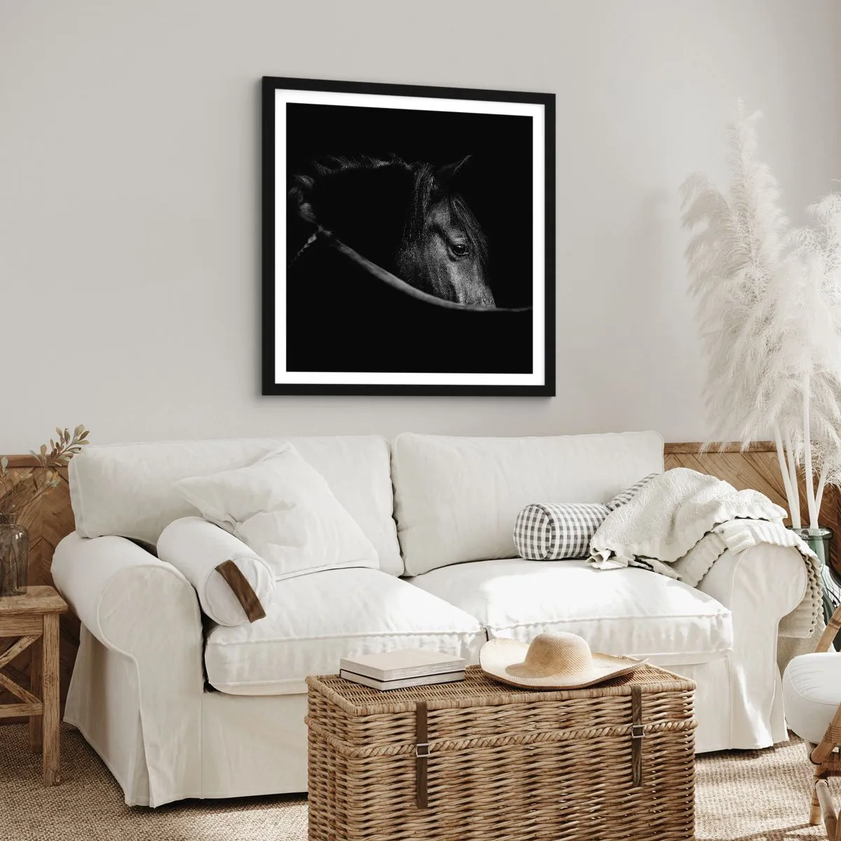 Plakát v černém rámu - Černý kníže - 60x60 cm