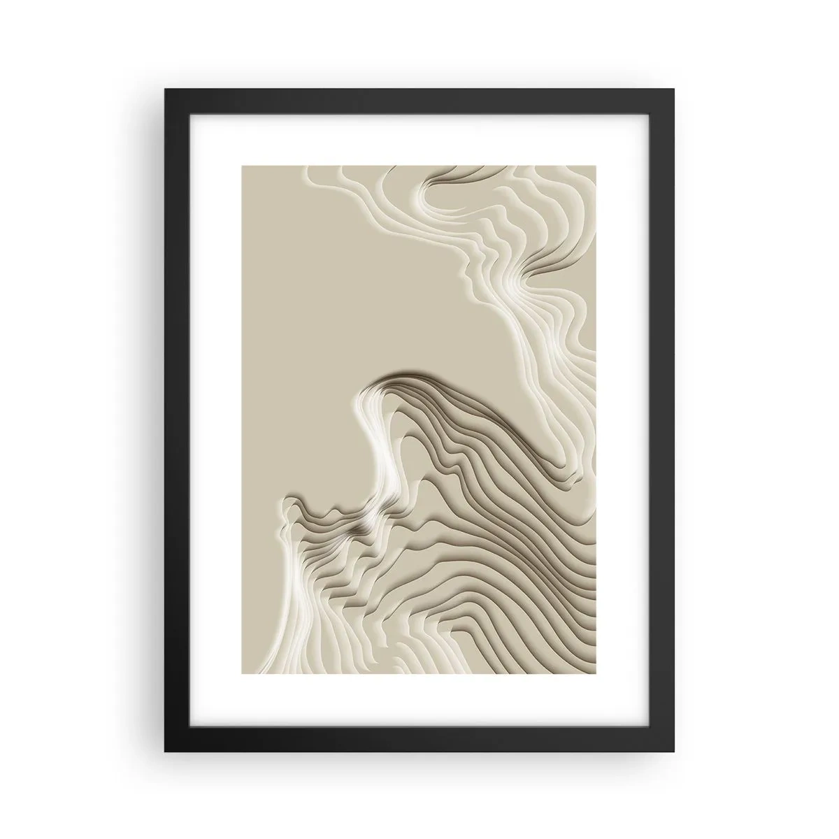 Plakát v černém rámu - Topografie umění - 30x40 cm