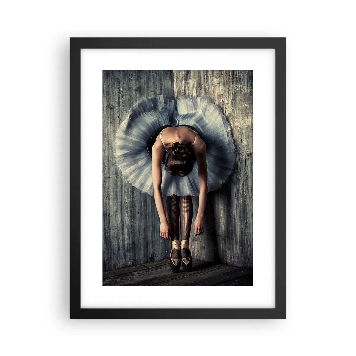 Plakát v černém rámu - Když dohraje hudba - 30x40 cm