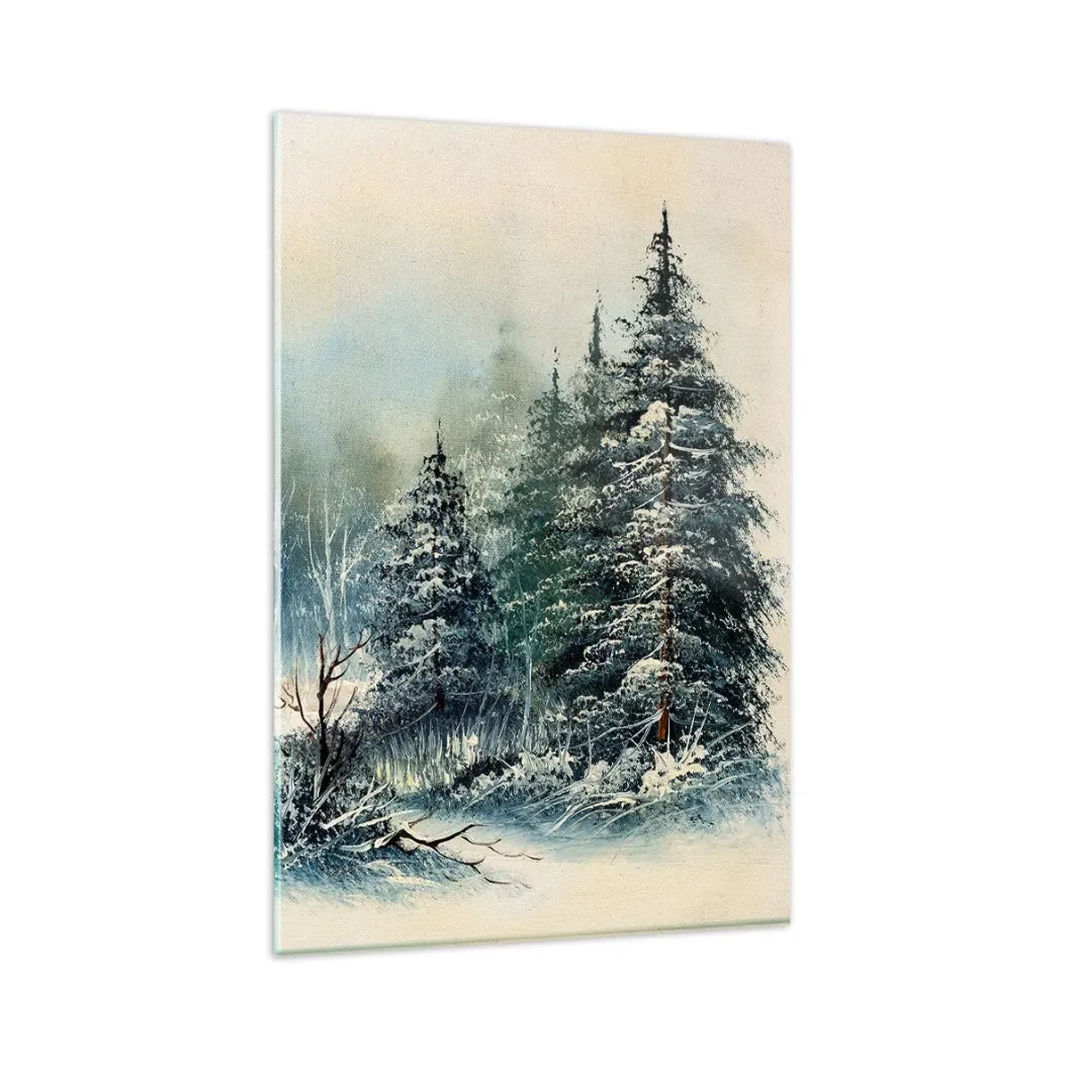 Obraz na skle - Připravení na Vánoce - 80x120 cm