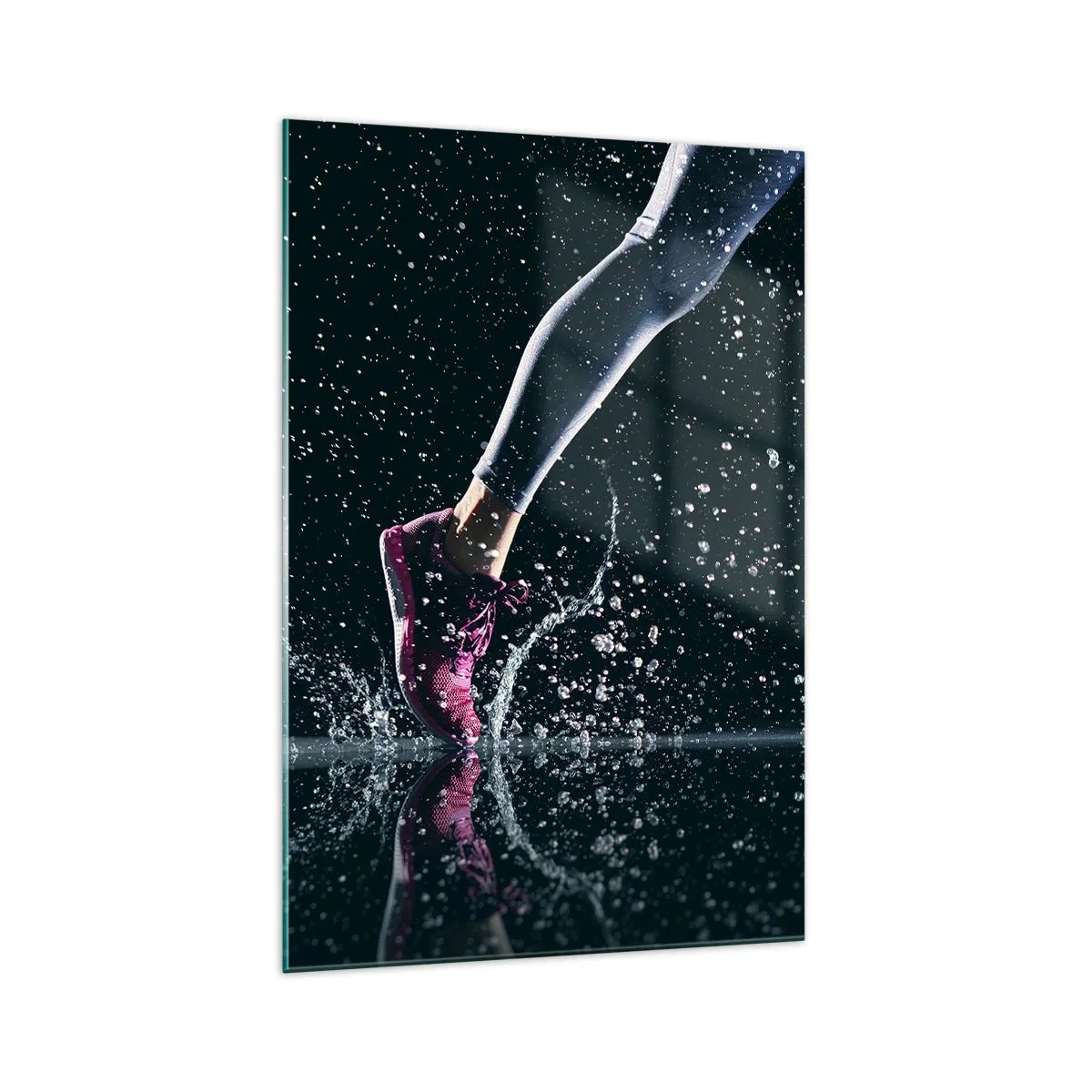 Obraz na skle - Poběž jako vítr - 70x100 cm