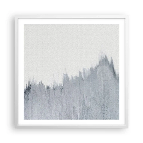 Plakát v bílém rámu - Tajemný záznam - 60x60 cm