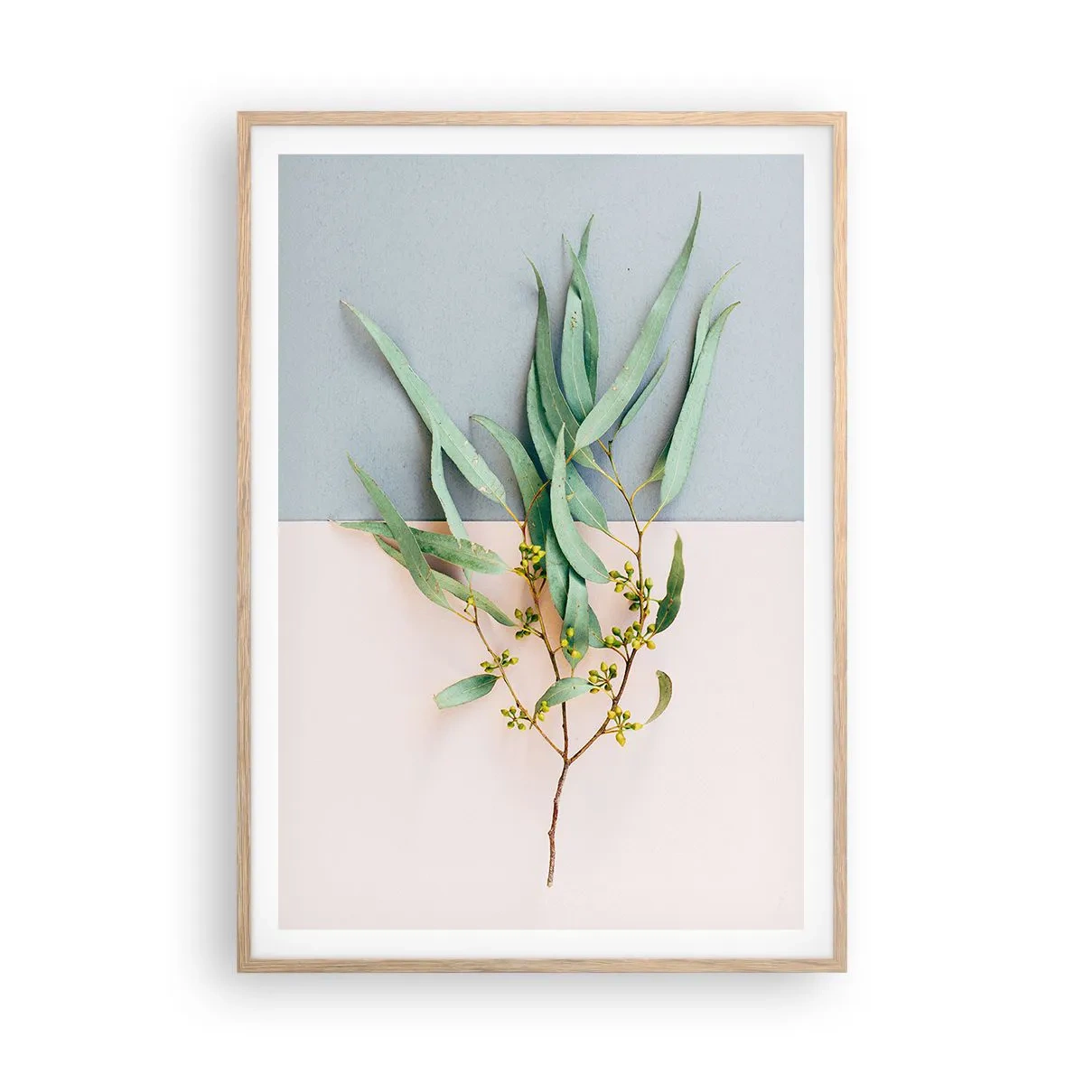 Plakát v rámu světlý dub - Pastelová jemnost - 70x100 cm