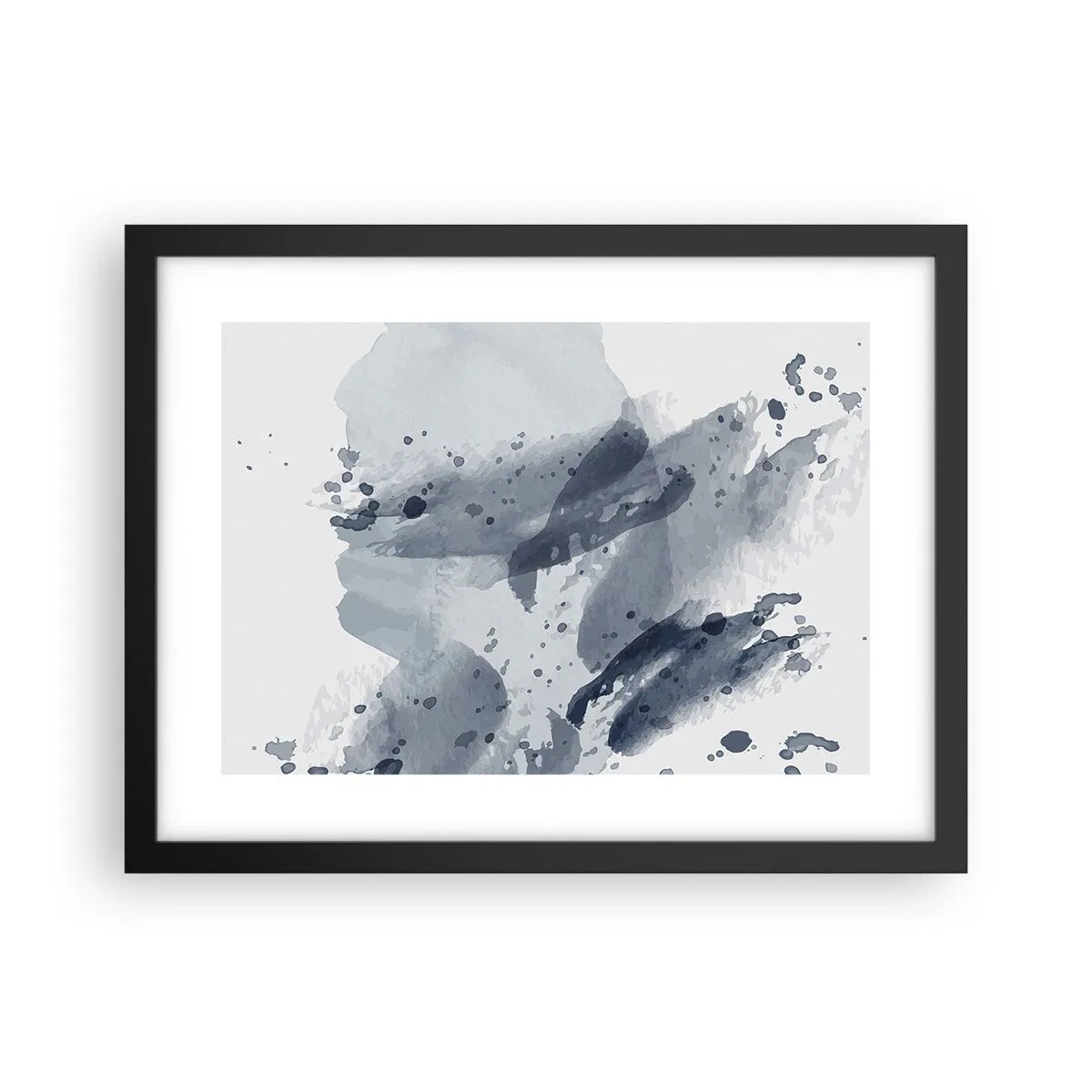 Plakát v černém rámu - Studie o povaze vody - 40x30 cm