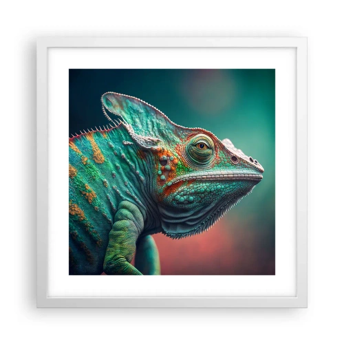 Plakát v bílém rámu - Vidíš mě? To není dobré… - 40x40 cm