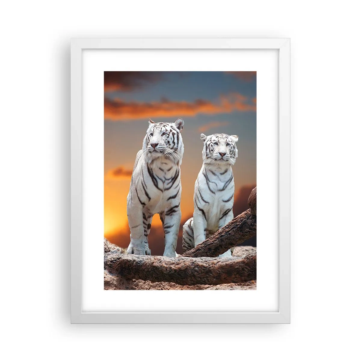 Plakát v bílém rámu - Úplně jako v Narnii - 30x40 cm