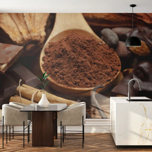 Fototapeta Premium Canvas - Nejlepší na smutek - Gastronomie, Čokoláda, Káva - 450x315 cm