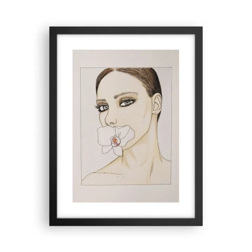 Plakát v černém rámu - Symbol elegance a krásy - 30x40 cm