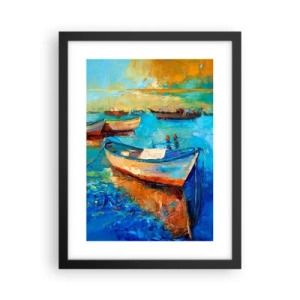Plakát v černém rámu - V jižním zálivu - 30x40 cm